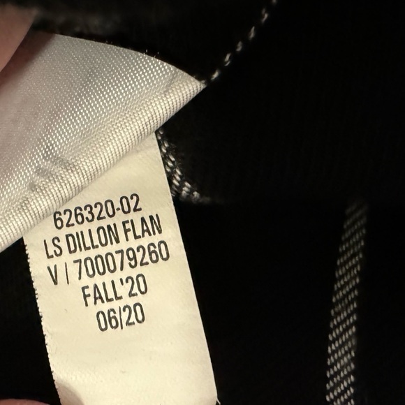 Banana Republic Dillon Classic-Fit Flannel Shirt Black & White Size Large - Picture 6 of 7